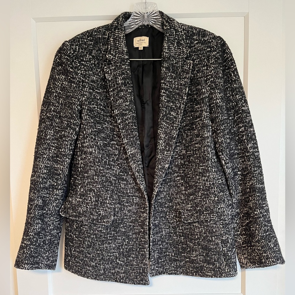 Wilfred Tweed Black and White Blazer